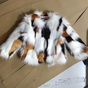 Jaquetas Outono Inverno Meninas Quentes Peludos Faux Fur Crianças Moda Thicekening Parkas Casacos 12m 12T 231204