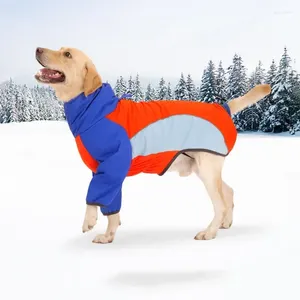 Odzież dla psów moda kolorowe zimowe pet ciepłe ubrania wodoodporne, śnieżne wyściełane bawełniane podwójne płaszcz zewnętrzny