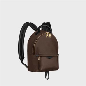 Donna PALM SPRINGS Zaino in morbida pelle Borsa con manico superiore Donna Zaini moda Outdoor Alpinismo Borse sportive Crossbody B311w