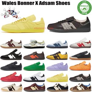 2023 Wales Bonner Scarpe casual Pharrell Humanrace Stilista Uomo Donna Scarpe da ginnastica Fox Marrone Core Nero Crema Bianco Marrone scuro Sneakers