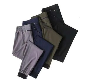 Ll luiu damskie męskie preski długie spodnie sportowe joga strój szybki suchy sznurki gym kieszenie dresowe spodnie spodnie męskie swobodne elastyczne fitness fitness rfcfd