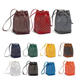 Toppkvalitet äkta läder pochette hinkväskor petit flot l designer väska mens totes cross body clutch purses axel mode handväska lyxiga kvinnor