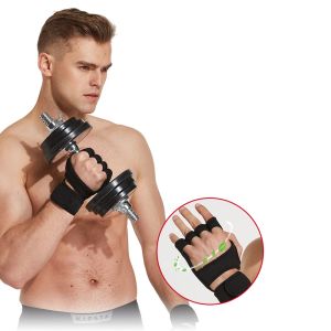 New Design Sports Palm Fitness Non-Slip Lengthened Wrist Brace Weightlifting Main Belt Black Wrist Boxing Hand Palm Finger Guard