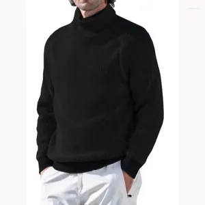 Męskie swetry modowe jesień i ciepły zimowy sweter kobieta pullover męska ubrania proste luźne zagęszczacze wysokie szyi koszulka z długim rękawem 296