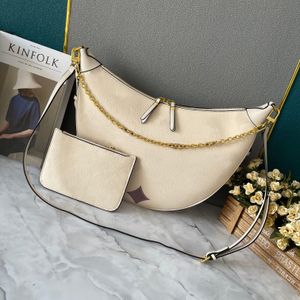 10a Luxury Womens Loop Designer Bag Louiseits Croissant axel hobo crossbody väskor handväska viutonits halvmåne baguett underarmskedja klaffhandväska hög kvalitet