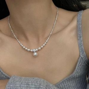 Collane con ciondolo Collana Perline fatte a mano Gioielli al collo Elegante catena a clavicola Regalo perfetto per la sorella, fidanzata, figlia D0LC