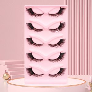 Sexy fake eyelashes cat eyes oblique flying eyelashes 5 pairs and 10 pairs