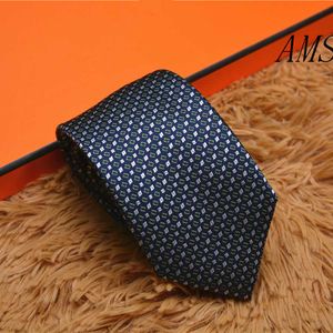 2024 Nya män slipsar Fashion Silk Tie 100% Designer Slitte Jacquard Classic Woven Handgjorda slips för män Bröllop Casual and Business Slips