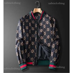 Дизайнерская мужская куртка-бомбер бренда G, тонкая секция с длинным рукавом и принтом букв, с капюшоном, ветровка на молнии, модная одежда, тренерское пальто