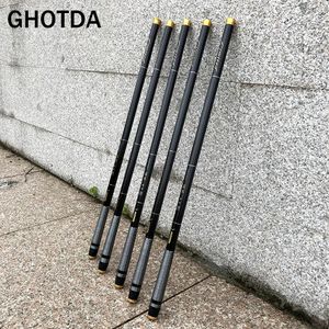 Båtfiskestavar G DA Super Light Hard Carbon Fiber Hand Pole Telescopic Rod 3 6M 4 5M 5 4M 6 3 M 7 2M Stream 231202