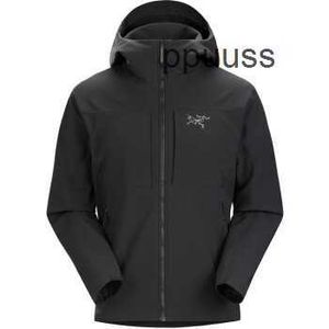 Herrjackor rockar designer arcter hoodie jakets köpare köper gamma mx hoody varm vindtät mjuk skal huva attackjacka svart xs wn-p8ut