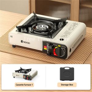 Stoves Cassette Furnace Outdoor Portable Gas Stove Travel Camping Picnic Fondue 231204