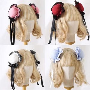 Party Supplies Kawaii Girls Bun Covers Chunli Hair Pin Frisyr Ballet Dance Chinese Ancient Style Chun Li Women Hairclip Headwear B2498