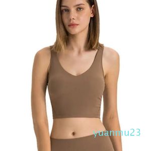 Reggiseno sportivo da donna Camicie Completi da yoga Gilet da palestra Push up Canotte fitness Intimo sexy Top da donna Reggiseno con cinturino regolabile anti-shake