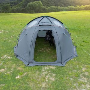 Tents and Shelters TOMSHOO 13.4 x 6.9 Feet Camping Dome Tent for 4 6 Persons Outdoor Waterproof with Stove Jack Family 231204