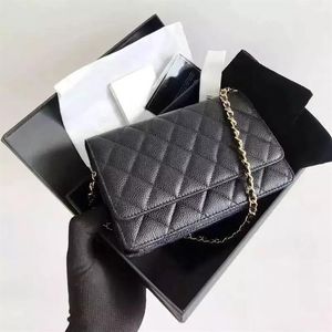 Top quality woc woman pattern grill caviar mobile phone chain handbag shoulder luxury designer small square leather sheepskin328l