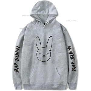 Felpa con cappuccio Bad Bunny Felpa con cappuccio Rabbit Felpa con cappuccio Psychobunny Felpa con cappuccio Merch Felpa con cappuccio firmata Felpa da uomo Donna Manica lunga Moda Pullover 978