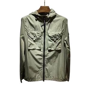 Модная куртка с капюшоном, свободная мужская куртка Topstoney, однотонная повязка на руку, открытая куртка на молнии, осенне-зимняя мужская ветрозащитная спортивная накидка на открытом воздухе, верхние пальто