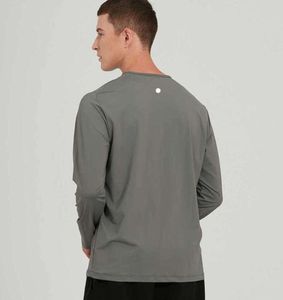 Erkekler Uzun Kollu T-shirt Lulus Erkekler Katı Hızlı Kuru Fitness Egzersiz Koşu Üstleri Günlük Nefes Alabilir Gym Egzersiz Spor Tee Internettutyure 22 için Aynı Model