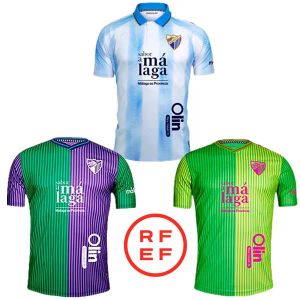 23/24 CF Malaga Fußballtrikots 2023/2024 auswärts JUANPI Luis Munoz Febas ADRIAN Fußballtrikot Burgos Casas Juankar camiseta de fUtbol Juande Febas Uniformen Herren Kinderset