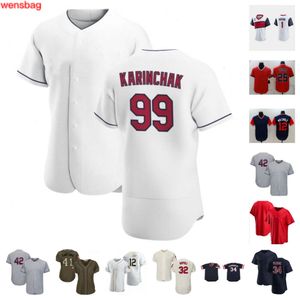 Anpassen 39 Oscar Gonzalez 28 ERNIE CLEMENT Baseball-Trikot 52 Mike Clevinger 49 Eli Morgan 76 George Valera 33 Nolan Jones 57 Shane Bieber 27 Bryan Shaw