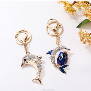 Charms Marke Neue Mode Charms Baumeln Strass Delphin Tiere Mit Karabinerverschluss Diy Schmuck Machen Zubehör Drop Lieferung 20