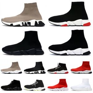 2024 deisgner sock shoes speed 1.0 .2.0 for mens traines outdoor shoes all black white graffiti green blue pink clear sole running shoe women men shoes sports sneakers