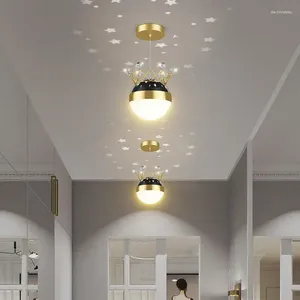 Lampade a sospensione Bubble Glass Retro Light Appeso Pianeti Illuminazione industriale Lampada Palla Decorazione del soffitto Sala da pranzo