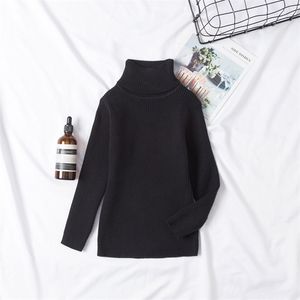 Uppsättningar Spring Knitting Boys Girls påsktröja Småbarn Kids High Collar T-shirt Pullover Teens Girls Outfit Children's Clothing 8y 231202