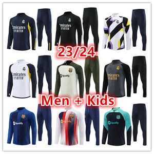 2023 2024 Realu Madryt Bellingham Vini Jr piłka nożna Mężczyźni i dzieci 23 24 Football Tracksuit Training Training Tracks