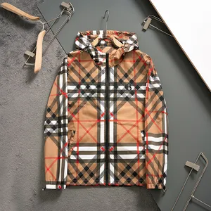 Designer hooded jacket men's jacket windproof winter jacket outdoor street clothing zipper casual windproof jacket Asian size M-3XL