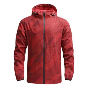 Men's Jackets Portable Lightweight Jacket Windproof Hooded Cycling For Men Spring Autumn Motocross Mtb Coat With Long Sleeves
