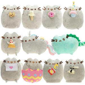 Commercio all'ingrosso cartone animato riempito di peluche biscotti gelato sushi ciambelle bambole di gatto cibo peluche macchine per bambole