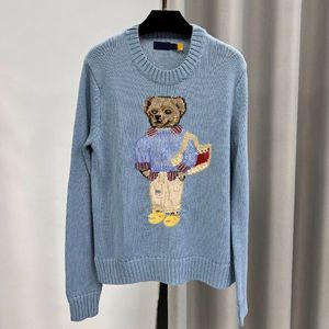 Designer Women Knits Bear Sweater Polos Pullover Embroidery Fashion Knitted Sweaters Long Sleeve Casual Printed Wool Cotton Soft Unisex Men Hoodie 41