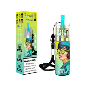 RandM Torando 10000 plus Puffs com kits de dispositivos de luz RGB recarregáveis descartáveis ​​e cigarro vape e shisha tabaco vape