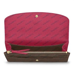 Purses Women's Plånböcker Dragkedja Kvinnlig plånbok Purs modekorthållare Ficka långa kvinnor Tygväskor med Box Dustbags301N