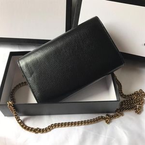 Women Bag handväska äkta läder originalbox messenger handväska kors kropp axel kvinna mode lady250v