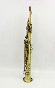 Eastern Music Pro Antique Color Straight Soprano Saxophone With G Key Sop Sax