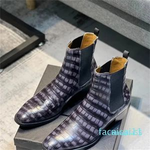 Mens Mens Onkle Boots Designer Sneakeskin Buckle Bottom Martin Boots Male Male Business Classic Platf