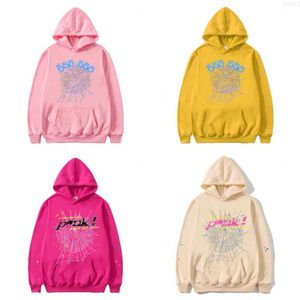 Sp5der 555 Spider Hoodie Designer Women Pullover Pink Red Young Thug Hoodies Men Womens Embroidered Web Sweatshirt Joggers Hozs XFCP