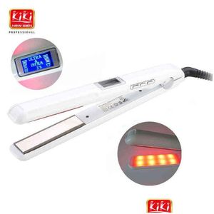 Hair Straighteners Kiki Gain Trasonic Infrared Care Iron Personal Appliances Treament Styler Cold Treatment 211224 Drop Delivery Produ Dhyar