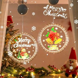 Night Lights LED Wall Lamp Christmas Luminous Door Decorative Hanging Christmas Tree Shopping Mall Window Atmosphere Lighting Night Light YQ231204