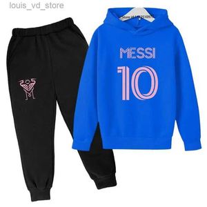 Abbigliamento per bambini Argentino Ball-Game Star Felpe con cappuccio Pant Set Ragazze Ragazzi 3-12 anni Regali di festa Cappotto Primavera Autunno Tuta sportiva T231205