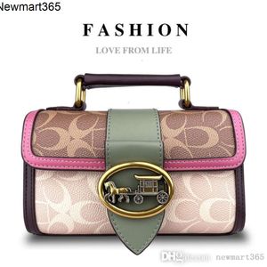Маленькая квадратная сумка Женская дизайнерская новая модная розово-красная ручная сумка Продвинутая сумка через плечо в иностранном стиле на одно плечо