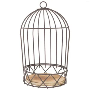 Castiçais flor suporte castiçal jardinagem decoração birdcage adorno vaso rack mesa de jantar castiçal rústico casamento