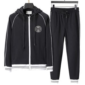 Projektant marki Casual Men's Sportswear, hip-hopowy zestaw odzieży sportowej, z kapturem odzieży sportowej, odzież na ulicy męskiej, bolejne spodnie do joggingu+spodni sportowy, m-l-xl-2xl-3xl, plus rozmiar