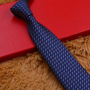 Fashion Mens tryckt 100% Tie Silk Slips Black Blue Jacquard Party Wedding Business Woven Fashion Design Neck Ties Without Box