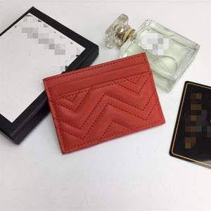 Designer Card Holder Men Womens Cards Holders Black Lambskin Mini Wallets Coin purse pocket Interior Slot Pockets Genuine Leather 235Z