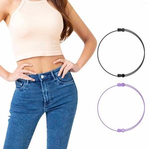Belts Crop Top Adjustable Band Changing Styles Tuck Tool For Shirt Sewing Cutting Tape Invisible Elastic Strap Two Pack