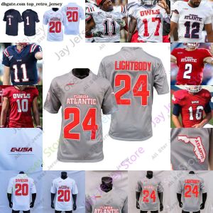 Jerseys Florida Atlantic Owls FAU Football Jersey NCAA College N'kosi Perry Larry Mccammon Eddie Jayden Williams Devin Sin